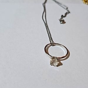Ring on necklace